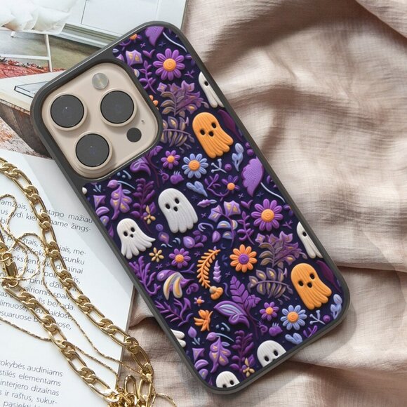 Halloween Phone Cover – iPhone 16, 15 Pro, Galaxy S25, S24, S24 Ultra, Pixel 9 - Picture 1 of 9